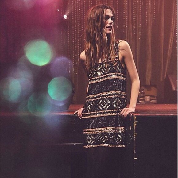 Free People Sequin Mini Dress - Picture 1 of 7